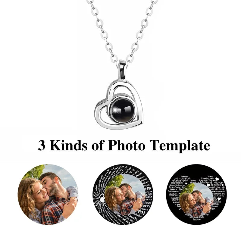 Custom Photo Projection Necklace